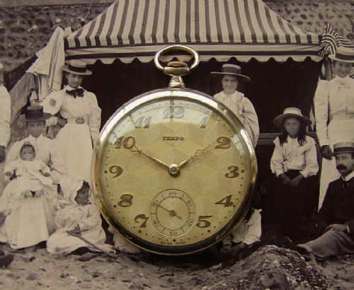 A Vintage 1930s Tempo Pocket Watch.