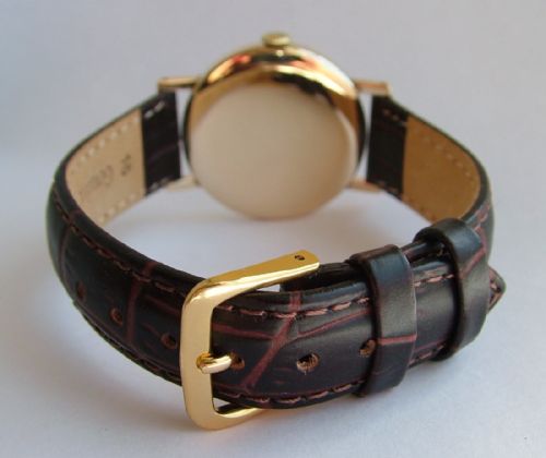 fig 2. A gents 9ct gold Tudor wrist watch, 1960