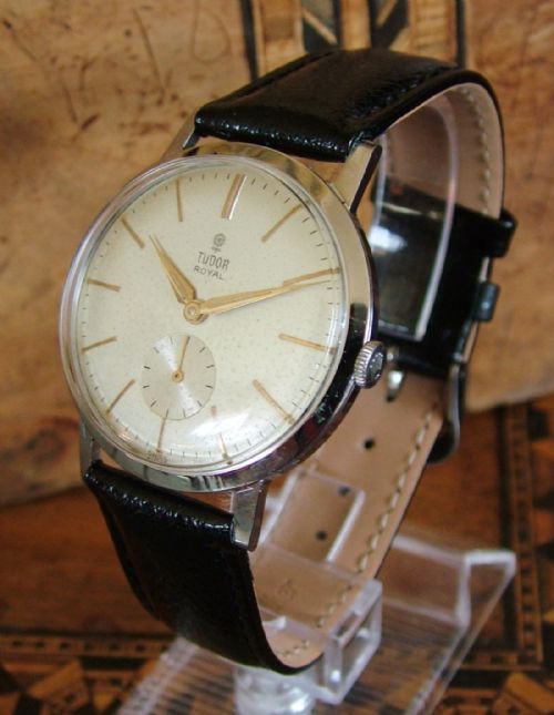 fig 1. A gents late 1950s Tudor Royal wrist watch