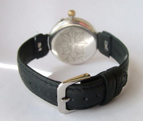 fig 2. An antique silver Borgel cased trench watch, 1913