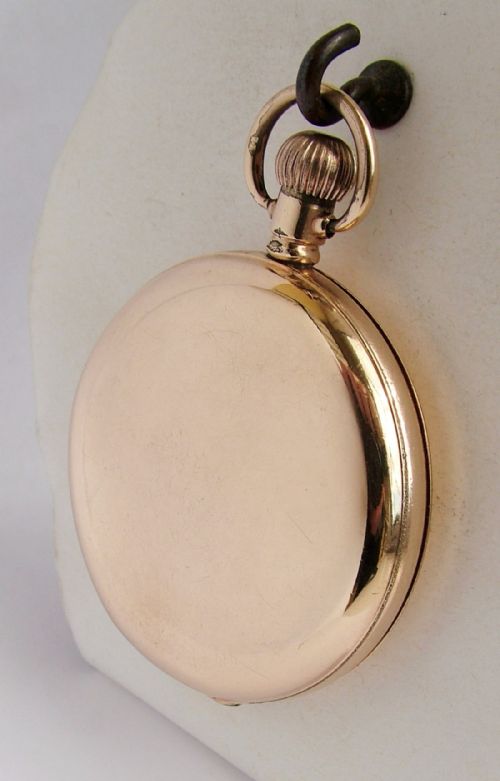 fig 1. An antique Waltham Bond Street full hunter pocket watch