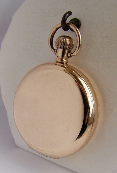 fig 1. 1920s Swiss full hunter pocket watch