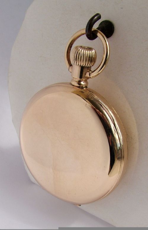 fig 2. A 1920s Elgin half hunter pocket watch