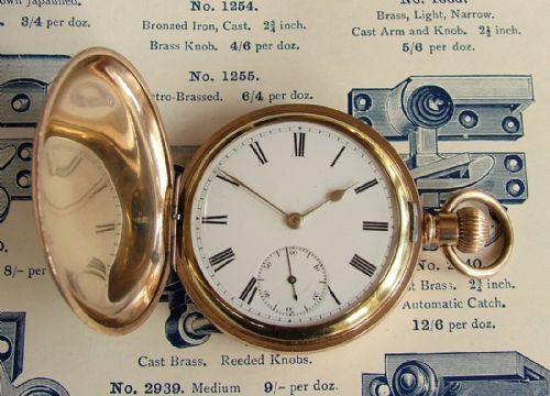 Antique 3/4 Plate J Hargreaves & Co Full Hunter Pocket Watch