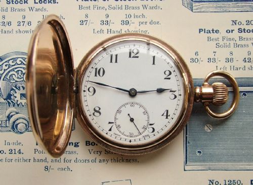 1920s Cyma Admiral Full Hunter Pocket Watch