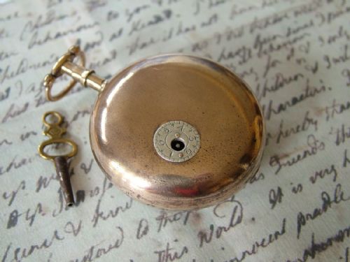 fig 2. Antique pair cased Dwerrihouse pocket watch, c1790s