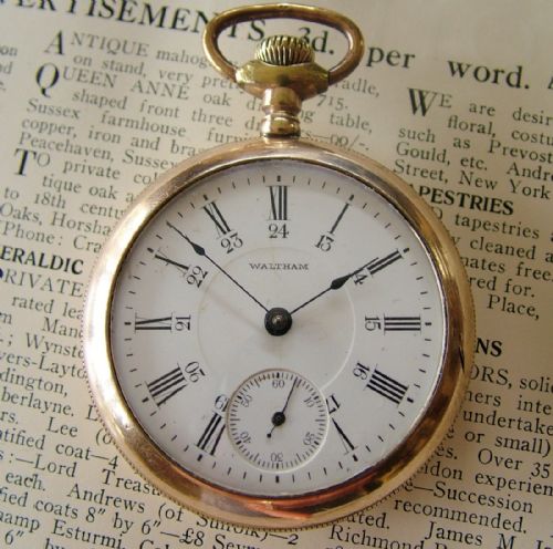 A Chunky Antique Waltham P S Bartlett Pocket Watch
