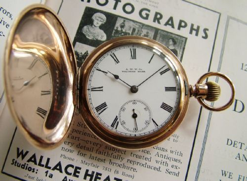 An Antique Waltham Full Hunter Pocket Watch