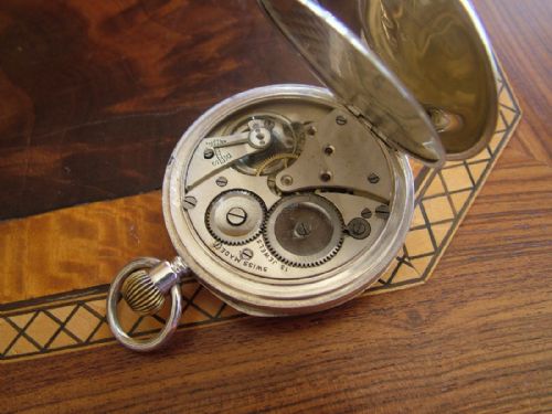 fig 1. An antique silver pocket watch, 1919