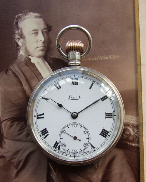 Antique Silver Limit Pocket Watch