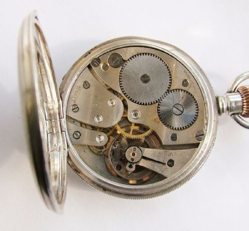 fig 1. Antique silver Limit pocket watch