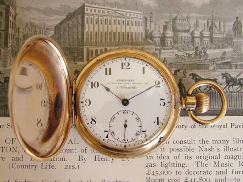 Antique Swiss Full Hunter Pocket Watch