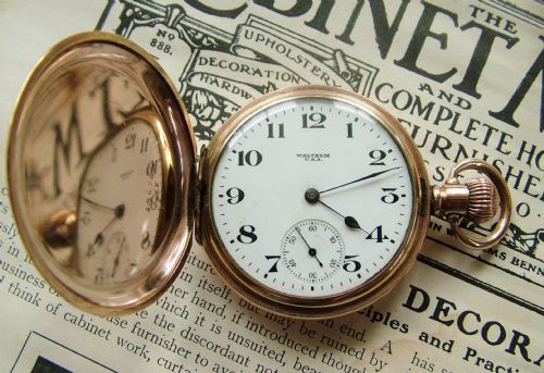 An Antique Waltham Full Hunter Pocket Watch