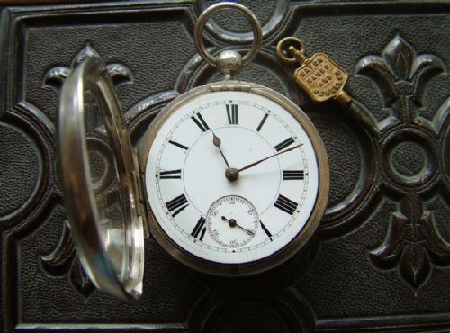 fig 1. Antique fusee pocket watch, Dold, Peterborough