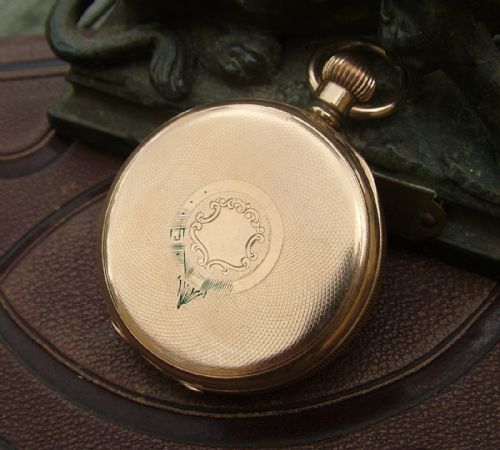 fig 1. English pocket watch, Mason & Son, Middlesbrough