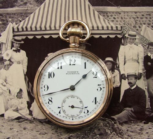 A 1920s Swiss Pocket Watch Originally Retailed by Doidges Blackpool.