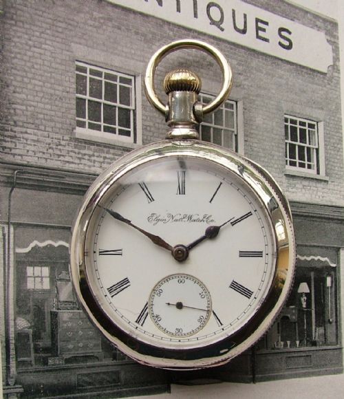 An Antique G M Wheeler Grade Pocket Watch from Elgin