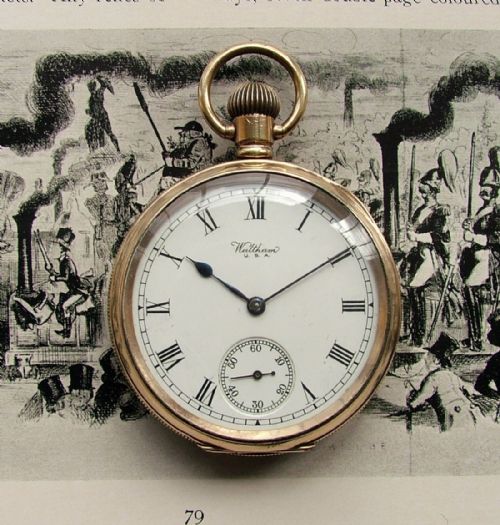 An Antique 1903 Waltham Traveler Pocket Watch