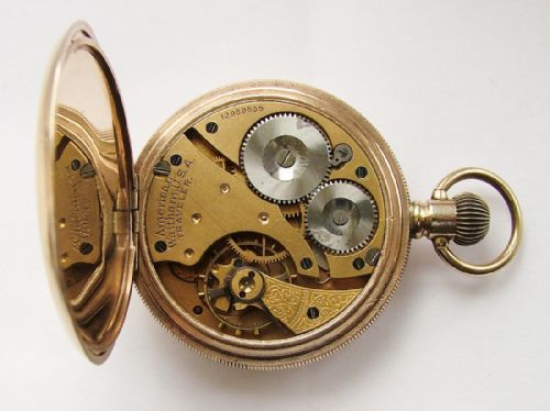 fig 1. An antique 1903 Waltham Traveler pocket watch