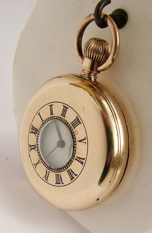 fig 2. Antique 1911 Elgin half hunter pocket watch
