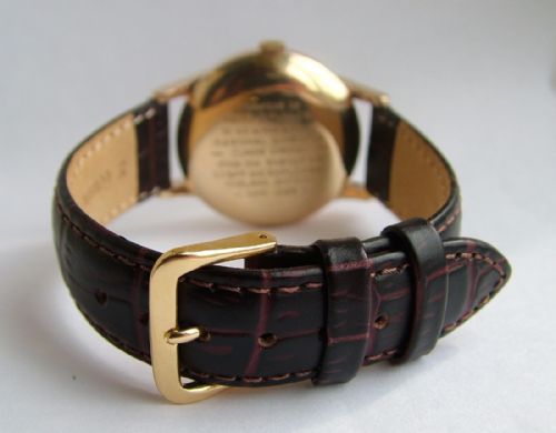 fig 2. A late 1950s Elco 9 carat gold wrist watch