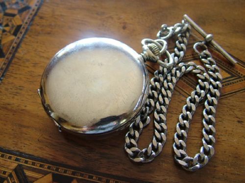 fig 1. A 1940s Balco pocket watch with chain