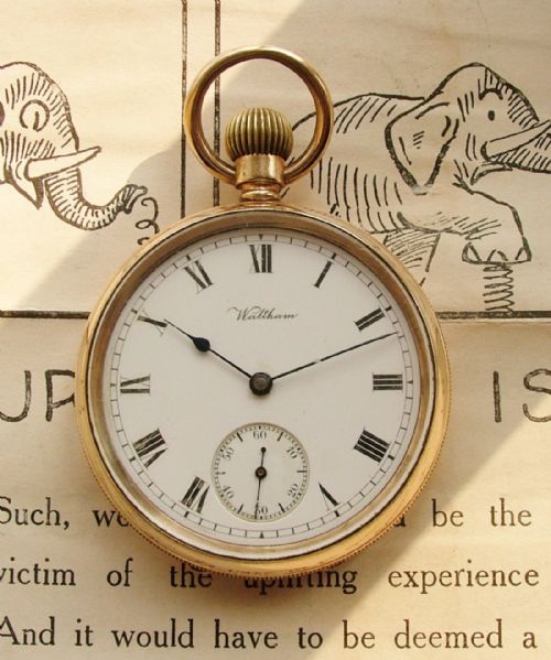 Antique 1898 Waltham 14ct Gold Filled Pocket Watch