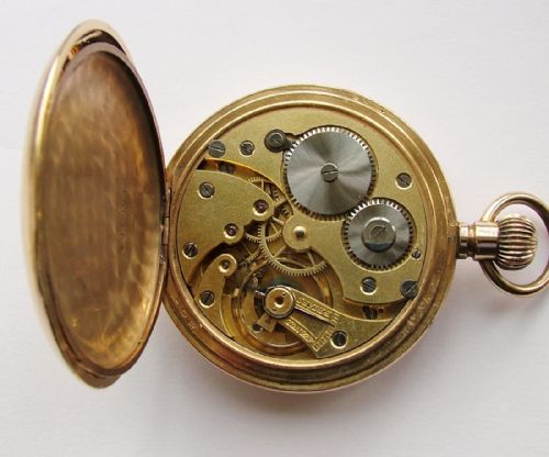 fig 2. A vintage 1920s H Samuel Acme lever pocket watch