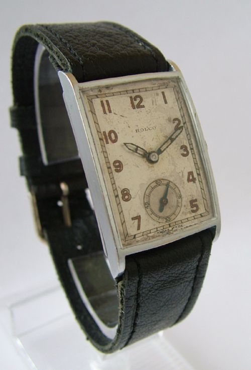 fig 1. A gents 1930s Rolco wrist watch
