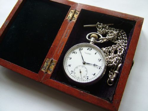 A 1930s Silver Buren Pocket Watch from J G Graves