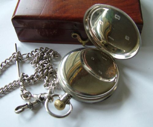 fig 2. A 1930s silver Buren pocket watch from J G Graves