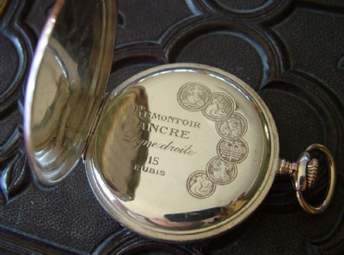 fig 2. A 1940s Eljo De Luxe pocket watch