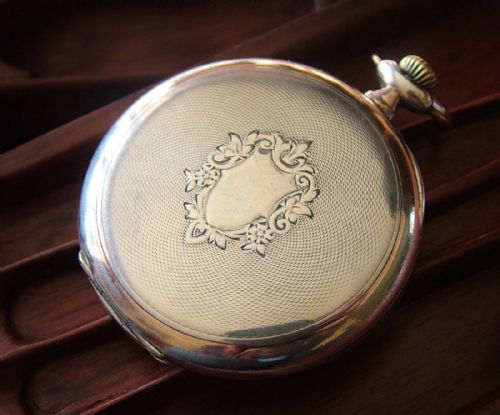 fig 1. Antique Havila galonne cased pocket watch