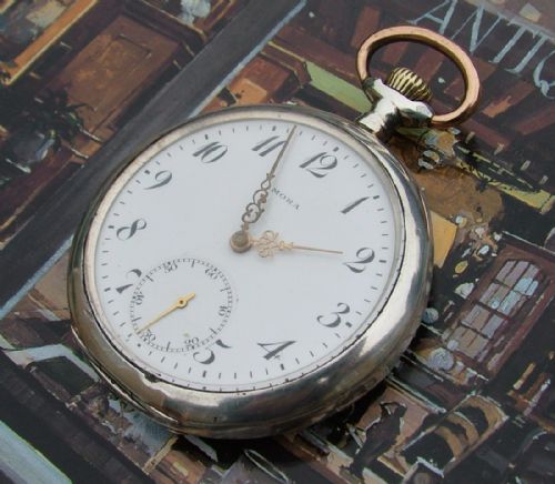 Antique Mora Pocket Watch from Louis Brandt