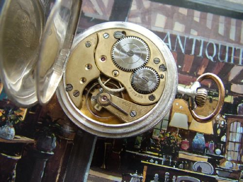 fig 1. Antique Mora pocket watch from Louis Brandt