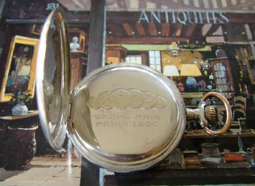 fig 2. Antique Mora pocket watch from Louis Brandt