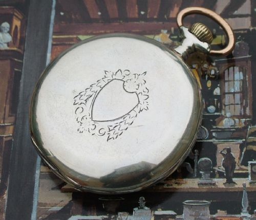 fig 3. Antique Mora pocket watch from Louis Brandt