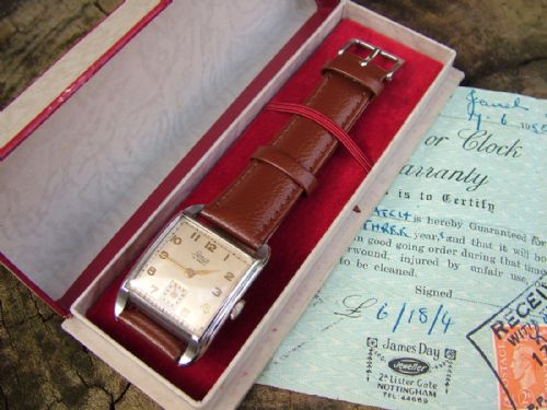 Gents Lanco Wrist Watch with Box and Papers, 1950