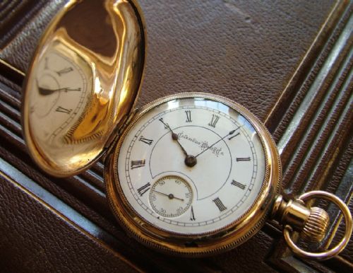 Antique Columbus Full Hunter Pocket Watch, 1890