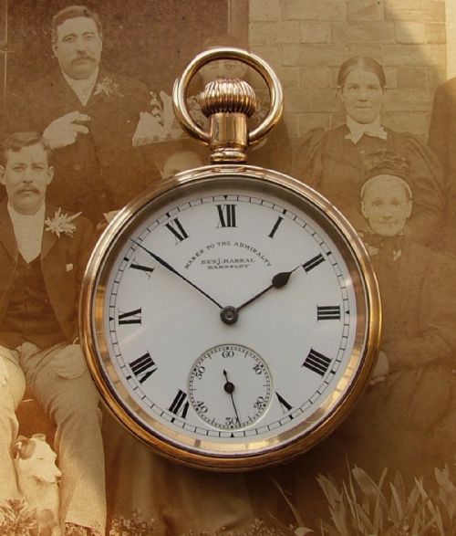 A 1920s Swiss Pocket Watch Originally Retailed by Benj Harral Barnsley.