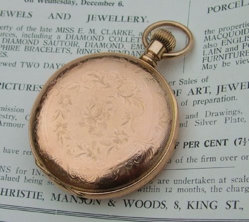 Antique Waltham Traveler Full Hunter Pocket Watch