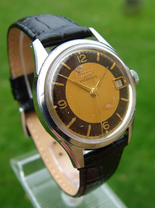 fig 1. A gents 1957 Tissot wrist watch