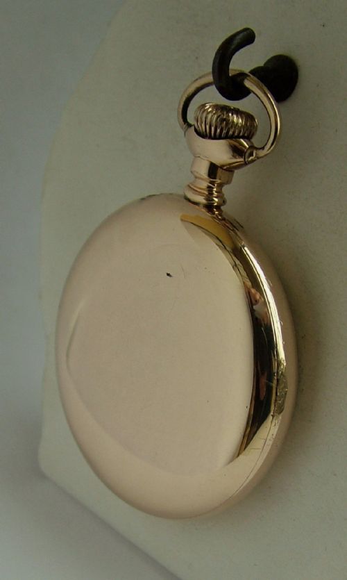 fig 1. Antique 1903 Elgin stem winding pocket watch