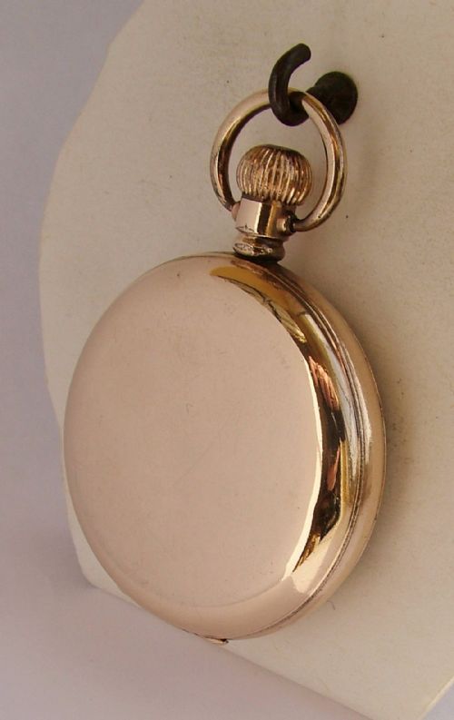 fig 1. Antique Waltham stem winding pocket watch