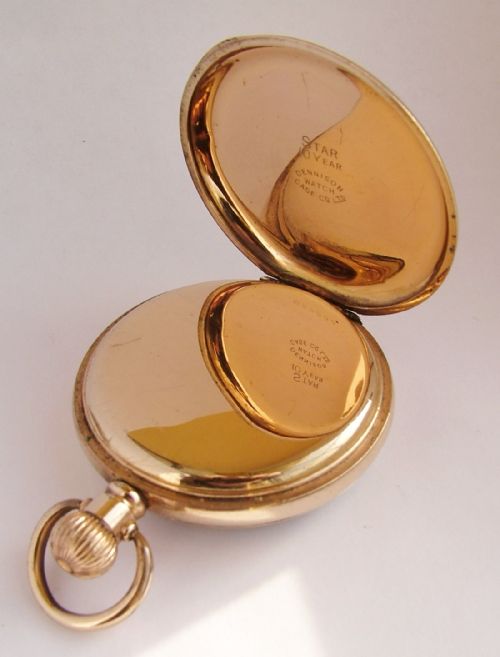 fig 2. Antique Waltham stem winding pocket watch