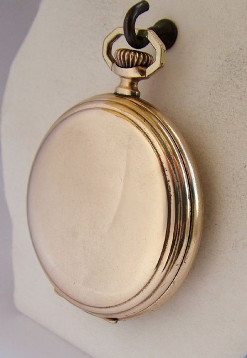 fig 1. 1920s Thomas Russell & Son full hunter pocket watch.
