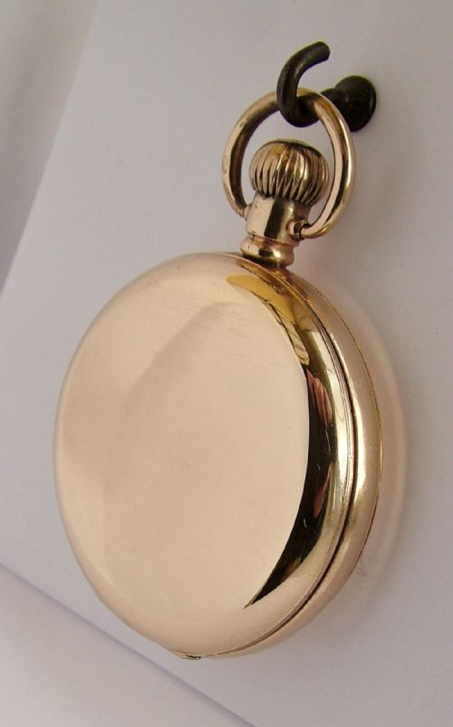 fig 1. Antique Denco full hunter pocket watch