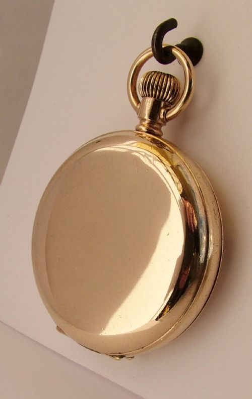 fig 1. Antique 1912 Waltham full hunter pocket watch