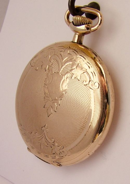 fig 1. Vintage 1920s Elgin pocket watch.
