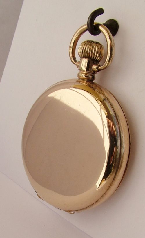fig 1. An antique Elgin full hunter pocket watch.